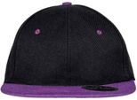 Result Headwear - Cappellino Snapback "Original Bronx"" RW10428 (Taglia Unica) (Nero/Viola)"
