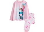 Barbie - Pigiama Con Pantaloni Lunghi Per Bambina A Maniche Lunghe NS8735 (104) (Rosa)