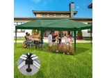 Jayseuw Gazebo 3 X 6M Pop Up Pieghevole Gazebo Da Giardino Pieghevole, Protezione Uv 50+ Gazebo Tende Da Festa Per Campeggio / Giardino / Matrimonio / Spiaggia, Ohn Lati Verde