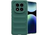 Xiaomi Redmi Note 14 Pro Plus Sleeve - Silicone - Imoshion Custodia Morbida/Copertura Posteriore - Verde Scuro