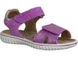 Superfit Sparkle 6090048500, Viola/Argento, Ragazze, Sandalo, Larghezza Media, Nuovo - Scarpe Per Bambini Ragazze Taglia 25 - 42, Multicolore, Pelle (Effetto Pelle/Velour)