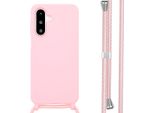 Samsung Galaxy A26 Sleeve - Silicone - Imoshion Custodia Morbida/Manicotto Con Banda/Copertura Posteriore - Rosa
