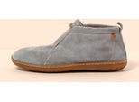 Stivale Allacciato El Naturalista N5290 Silk Suede Blue/ El Viajero Colore Blu