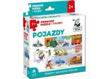 Puzzle Da 17 Pezzi. Veicoli. Primi Puzzle + Figure