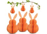 Decorazione Pasquale Uova Di Pasqua Da Appendere Arancioni Set Di 6 Appendini Per Decorazioni