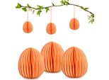 Decorazione Pasquale Uova Di Pasqua Da Appendere Arancioni Set Di 6 Appendini Per Decorazioni