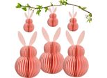 Decorazione Pasquale Uova Di Pasqua Da Appendere Rosa Set Di 6 Appendini Per Decorazioni
