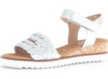 Gabor Shoes Strappy Sandal - Silver Leather : 39 : Taglia Normale: 39 Larghezza: Normale