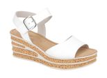 Gabor 64.651 Sandali Da Donna - Sandali Con Cinturino Bianco Elegante Nuovo