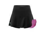 Rockbros Tvi Gonna Da Ciclismo Pantaloncini Da Ciclismo Da Donna 2 In 1 Gonna Da Ciclismo Con Tasca, Con Imbottitura, Nero, M