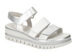Gabor 64.620 Sandali Da Donna - Sandali Con Cinturino Argento Elegante Nuovo