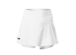 Rockbros Tvi Gonna Da Ciclismo Pantaloncini Da Ciclismo Da Donna 2 In 1 Con Tasca, Bianco, M