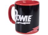 David Bowie - Tazza Da Caffè, Tazza Con Cambio Di Colore TA13189 (Taglia Unica) (Rosso/Nero/Bianco)