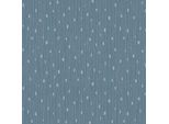 Profhome 388222-GU Carta Da Parati In Tessuto Non Tessuto A Righe Design Blu Scintillante Argento 5,33 M2