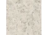 Profhome 395160-GU Spachtel Putz Carta Da Parati In Tessuto Non Tessuto Texture Oro Bianco Lucido 5,33 M2