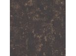 Profhome 395115-GU Spachtel Putz Carta Da Parati In Tessuto Non Tessuto Texture Oro Nero Scintillante 5,33 M2