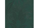 Profhome 396543-GU Carta Da Parati In Tessuto Non Tessuto Country House Floreale Opaco Verde Argento Nero 5,33 M2
