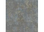Profhome 396701-GU Spachtel Putz Carta Da Parati In Tessuto Non Tessuto Effetto Lucido Marrone Blu Oro 5,33 M2