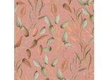 Profhome 397453-GU Landhaus Vliestapete Floral Matt Rosa GrüN Rot 5,33 M2