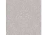 Profhome 397656-GU Barock Vliestapete Ornament Schimmernd Beige Grau 5,33 M2