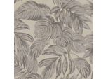 Profhome 393402-GU Carta Da Parati In Tessuto Non Tessuto Nature Con Accenti Floreali Metallici Beige Marrone 5,33 M2