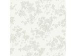 Profhome 395482-GU Carta Da Parati In Tessuto Non Tessuto Floreale Bianco Verde Grigio 5,33 M2