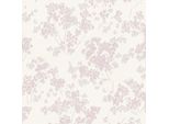 Profhome 395481-GU Carta Da Parati In Tessuto Non Tessuto Floreale Bianco Rosa 5,33 M2