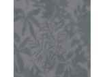 Profhome 781515-GU Carta Da Parati In Tessuto Non Tessuto Floreale Grigio Opaco Nero Tono Su Tono 5,33 M2