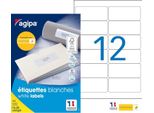 Agipa 101311 Etichette Universali Agipa, 99,1 X 42,3 Mm, Bianco