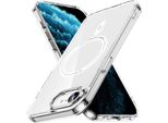 Custodia Magnetica Trasparente Per Iphone 16E, Compatibile Con Magsafe, Custodia Protettiva Ibrida Antiurto Bianca