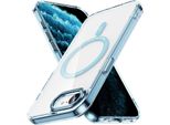 Custodia Magnetica Trasparente Per Iphone 16E, Compatibile Con Magsafe, Custodia Protettiva Ibrida Antiurto Blu