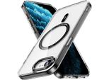 Custodia Magnetica Trasparente Per Iphone 16E, Compatibile Con Magsafe, Custodia Protettiva Ibrida Antiurto Nera