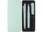 Faber-Castell 241053 FABER-CASTELL Set Di Strumenti Di Scrittura Poly Ball/Pen, Blu Caribico