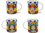 Set Excelsa Con 4 Tazze Sicilian Rhapsody Porzellan 30 Cl Bunt