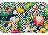 Excelsa Set Di 6 Tovagliette Tropical Chic In Plastica 43,5X0,1X29 Cm Colorate