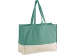 Westford Mill - Borsa Della Spesa "Earthaware"", Contrasto, Cotone Organico RW10455 (Taglia Unica) (Verde Salvia/Naturale)"