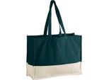 Westford Mill - Borsa Della Spesa "Earthaware"", A Contrasto, In Cotone Organico RW10455 (Taglia Unica) (Blu Scuro/Naturale)"
