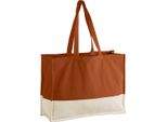 Westford Mill - Borsa Per La Spesa "Earthaware"", Contrasto, Cotone Organico RW10455 (Taglia Unica) (Zucca/Naturale)"
