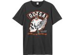 Amplified - Maglietta "Skull"" Per Uomo/Donna Unisex GD2298 (3XL) (Charcoal)"