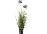 Hill Interiors - Pianta Artificiale In Vaso HI4824 (Taglia Unica) (Blu/Verde)
