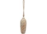 Hill Interiors - Palla Per Albero Di Natale, Antica HI4881 (10 Cm X 6 Cm X 6 Cm) (Marrone)