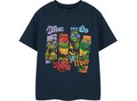 Teenage Mutant Ninja Turtles - Maglietta A Maniche Corte Da Ragazzo NS8777 (158-164) (Blu Navy)