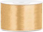 Nastro Regalo In Raso Miele Oro 25M 38Mm Di Larghezza