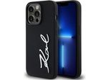 Etui Karl Lagerfeld Silicone Metal Script Logo Do Iphone 14 Pro Czarny