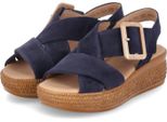 Gabor 64.572 Sandali Da Donna - Sandali Con Cinturino Blu Elegante Nuovo