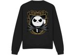 The Nightmare Before Christmas - Felpa Per Bambini/Ragazzi Unisex TV5295 (M) (Schwarz)