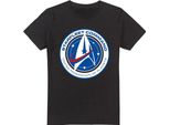 Star Trek: Discovery - Maglietta "Starfleet Command"" Da Uomo TV5533 (3XL) (Nero)"