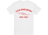 Star Trek - Maglietta "Shenzhou Athletic"" Da Uomo TV5545 (Xl) (Bianco)"