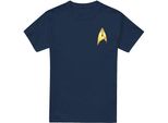 Star Trek: Discovery - Maglietta "Command"" Da Uomo TV5603 (5XL) (Blu Navy)"