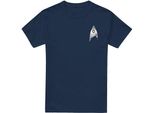 Star Trek: Discovery - Maglietta "Sciences"" Da Uomo TV5604 (M) (Blu Navy)"